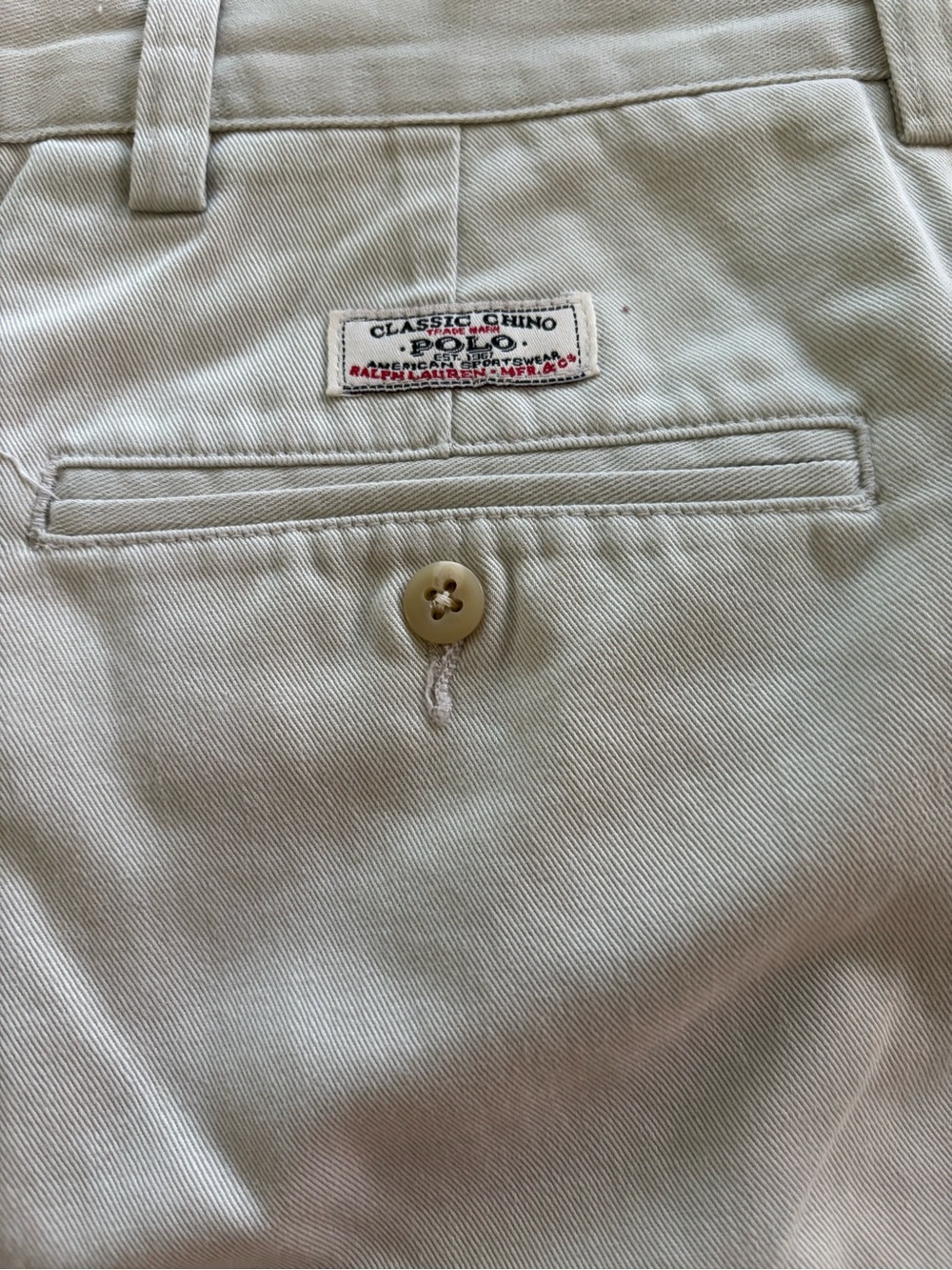 Classic Ralph Lauren Polo Andrew Pant in Light Beige 42/32